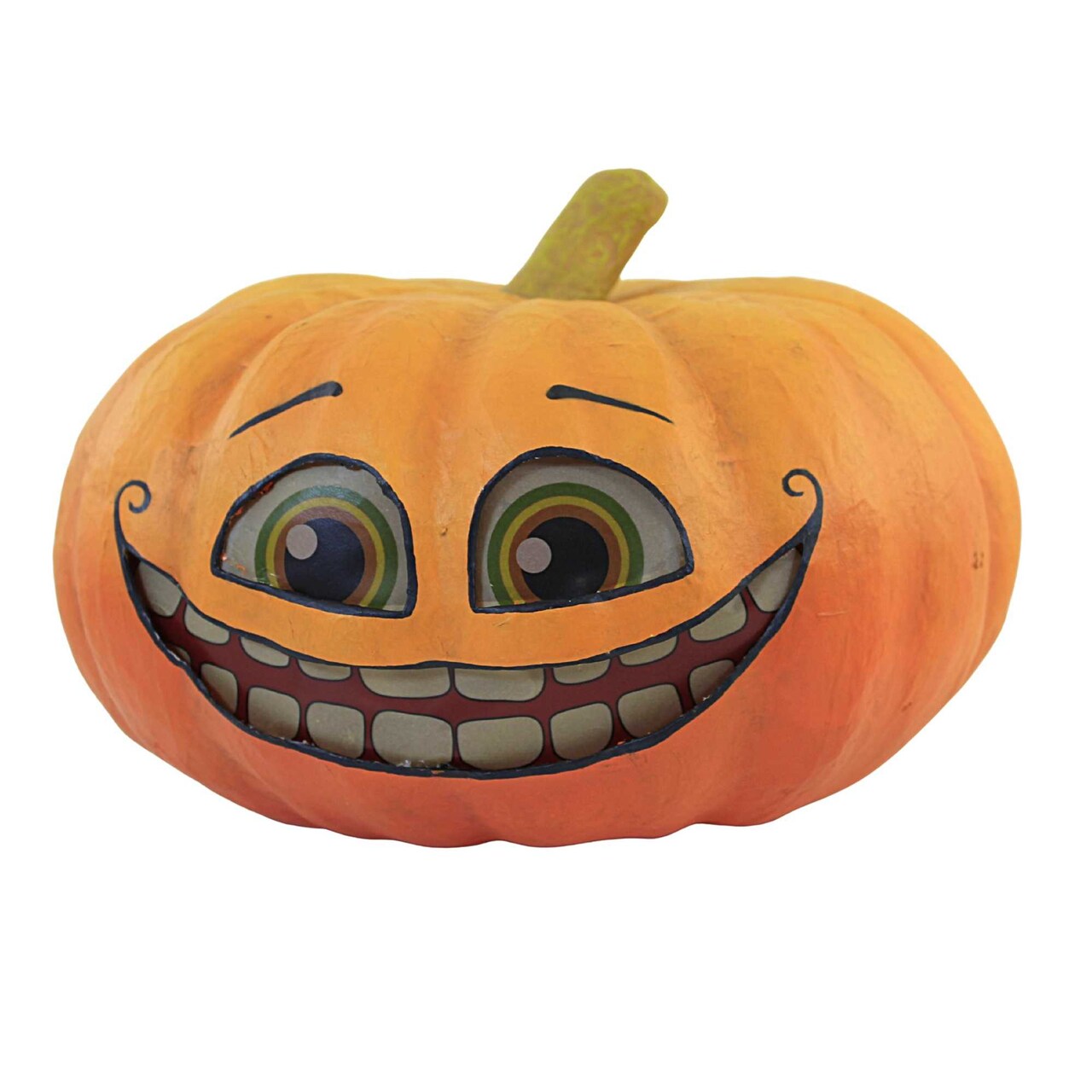 Bethany Lowe 6.75 In Smiley Jack Halloween Figurine , Lightweight Halloween Decor Vintage Style